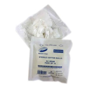 COTTON BALL STERILE 0.5G (10'S/PACK)
