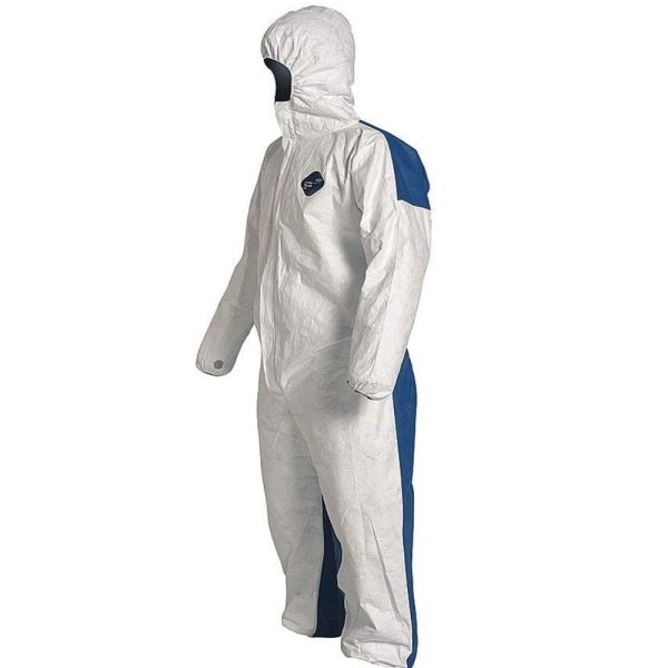 TYVEK DUPONT DUAL GARMENT MODEL 1275 WITH HOOD - Image 2