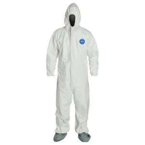 TYVEK DUPONT CAT III 400 JUMPSUIT COVERALL (NO BOOT COVER) - AIR FREIGHT STOCK SIZE M/L/XL