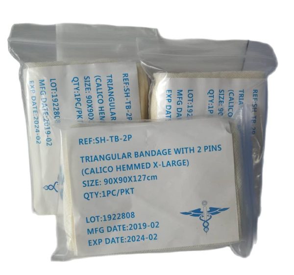 HOSPITECH/MEDICPRO TRIANGULAR BANDAGE - COTTON (90CM X 90CM X 127CM)/(40'' X 40'' X 56'')
