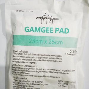 PROMED STERILE COMBINE DRESSING PAD 25CM X 25CM (GAMGEE)