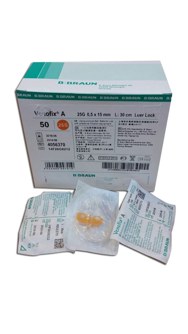 B BRAUN VENOFIX BUTTERFLY NEEDLE (1'S) - Image 2