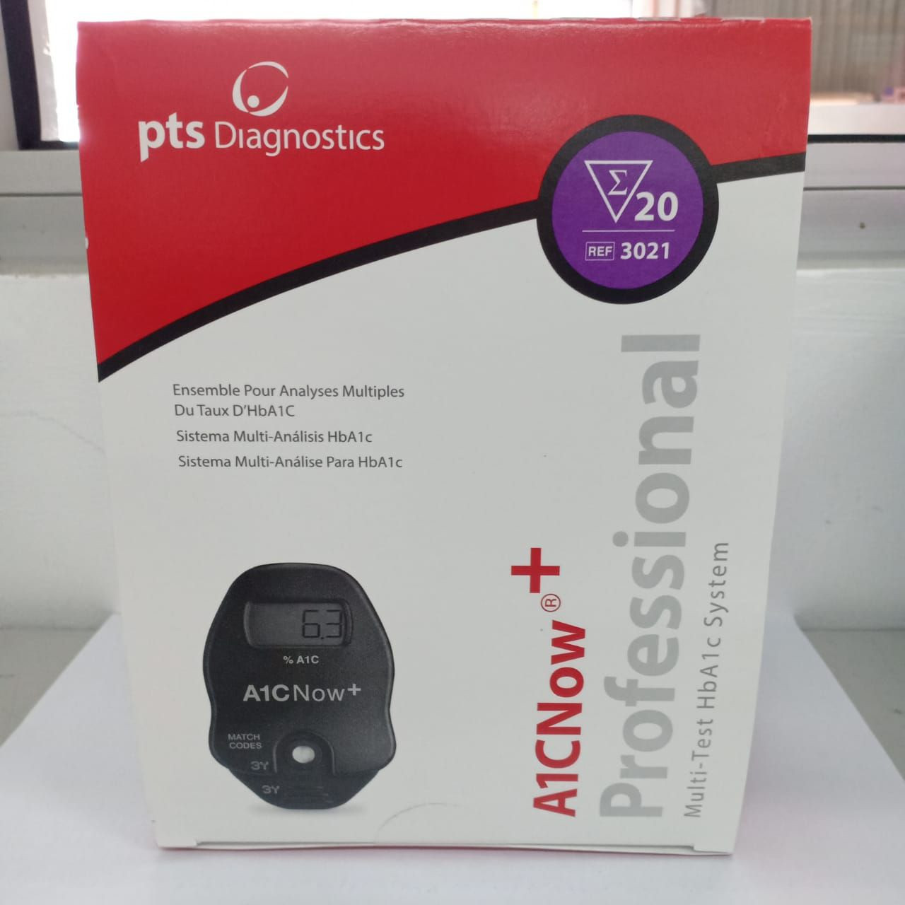 A1C NOW+ PROFESSIONAL MULTI-TEST HBA1C TEST KITS 20'S WITH METER