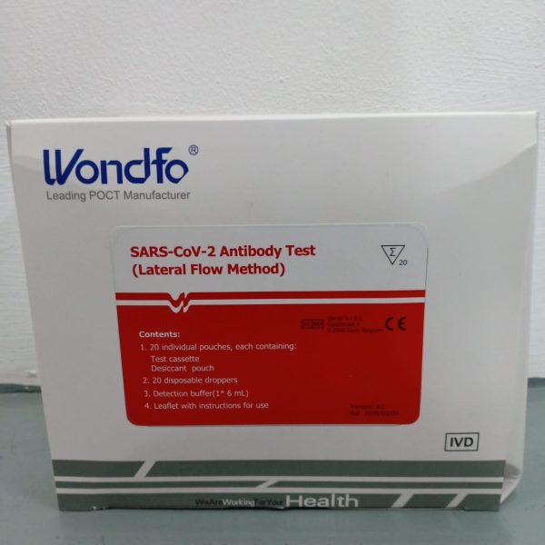 WONDFO SARS-COVID-2 RTK ANTIBODY TEST (20'S/BOX) BUY 1 FREE 1