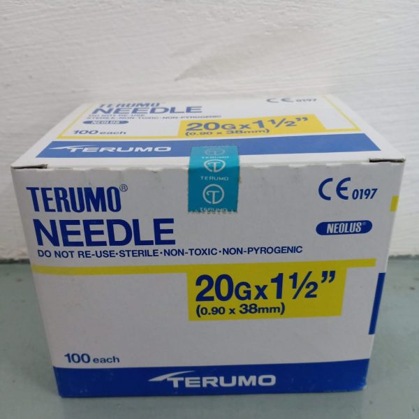 TERUMO NEOLUS NEEDLE 19G, 20G, 21G, 23G (100'S/BOX) - Image 2