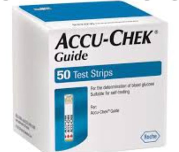ACCU-CHEK GUIDE TEST STRIP 50'S
