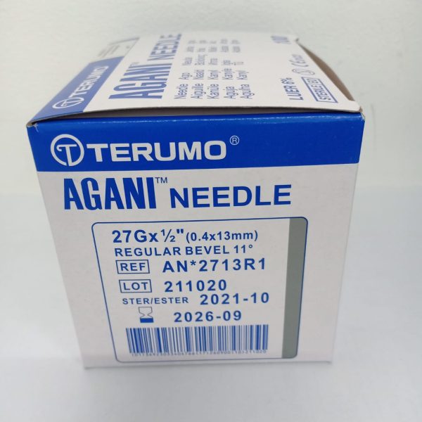TERUMO AGANI NEEDLE 18G, 21G, 22G, 23G, 25G, 27G ,30G (100’S/BOX) - Image 5