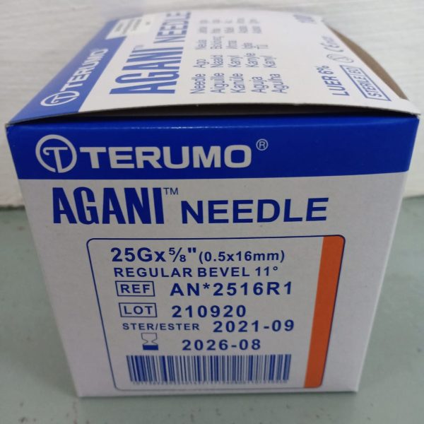 TERUMO AGANI NEEDLE 18G, 21G, 22G, 23G, 25G, 27G ,30G (100’S/BOX) - Image 2