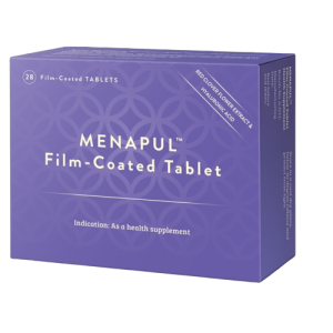 FIRSTLINE MENAPUL FILM-COATED TABLET 28'S (TRIFOLIUM PRATENSE FLOWER EXTRACT(RED CLOVER),SODIUM HYALURONATE)