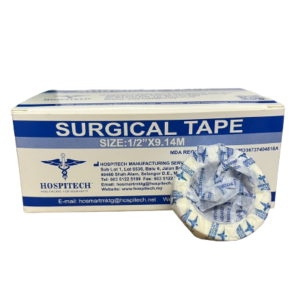 HOSPITECH SURGICAL TAPE 1/2'' X 9.14M WITHOUT DISPENSER (24'S/BOX)