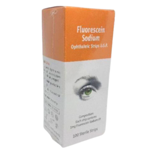 FLUORESCEIN SODIUM OPHTHALMIC STRIPS U.S.P STERILE (100'S/BOX)