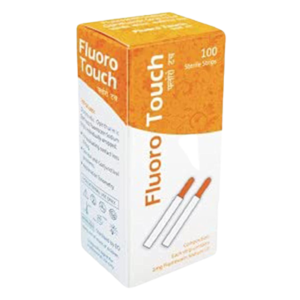 FLUORO TOUCH OPHTHALMIC STERILE STRIPS 100'S (FLUORESCEIN SODIUM) MDA: GA3124119-36061