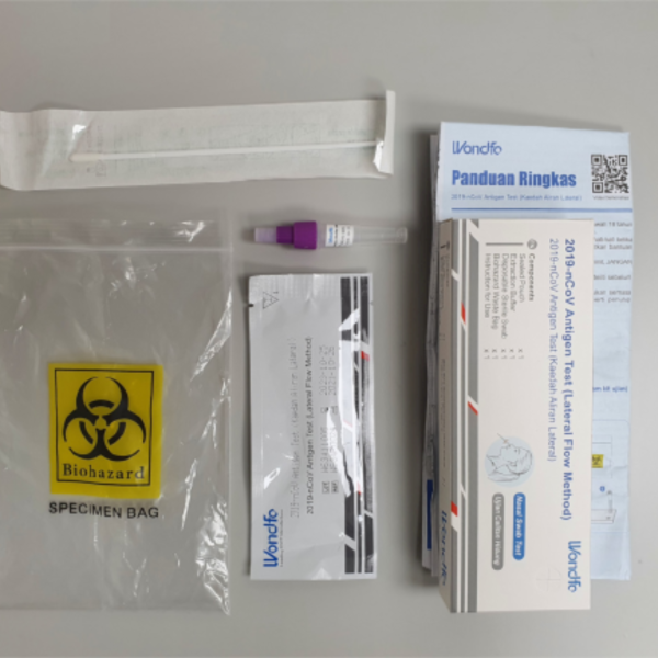 WONDFO COVID-19 RAPID ANTIGEN TEST KIT (NASAL SWAB) 1'S - Image 2