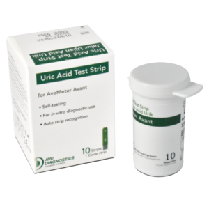 AVOMETER AVANT URIC ACID TEST STRIP 10'S/BOX