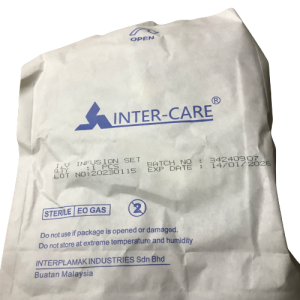 INTER-CARE IV INFUSION SET 1'S