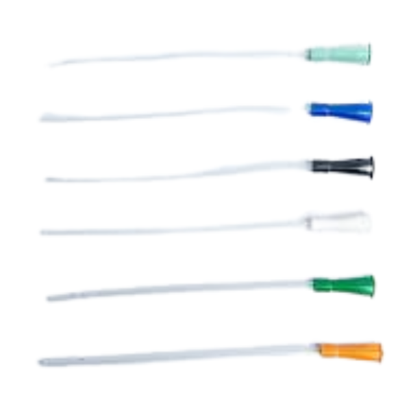 HOSPITECH FEMALE CATHETER PVC TUBING (SIZE: 12FG) 1'S