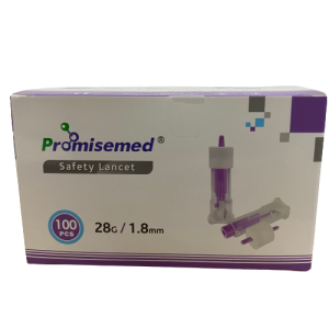 PROMISEMED SAFETY LANCETS 28G 1.8MM 100'S
