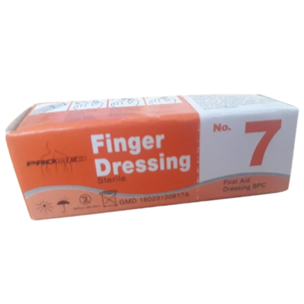 PROMED STERILE FINGER DRESSING 7.5CM X 5CM (1'S) NO.7