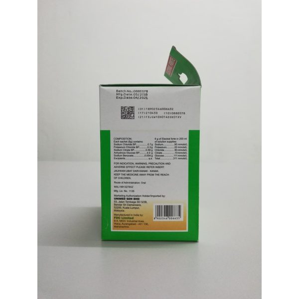 ELECTRAL FORTE SACHET 6G X 20'S (ORAL REHYDRATION SALTS GRANULES) - Image 4