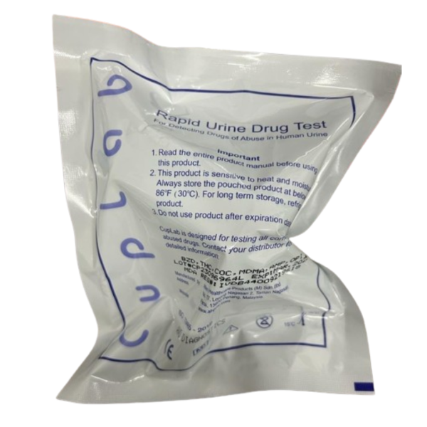 AHP RAPID URINE DRUG ABUSE TEST KIT (AMP, BZD, COC, MDMA, OPI, THC) 1'S