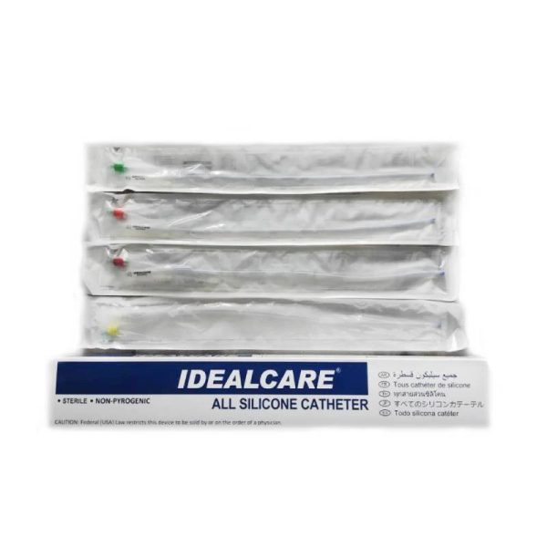 IDEALCARE 2WAY STANDARD ALL SILICONE FOLEY CATHETER, STERILE, 16FR 5CC - 1'S - Image 2
