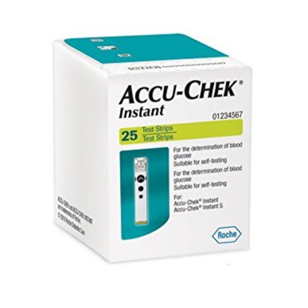 ACCU-CHEK INSTANT TEST STRIP 25'S