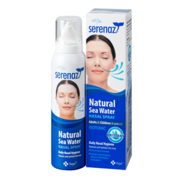 XEPA SERENAZ NATURAL SEA WATER NASAL SPRAY 120ML (ADULT) (MDA REG: GB7437920-46393)