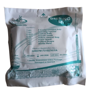 HARSH-MED DISPOSABLE STERILE DRESSING SET (1 FORCEP) 1'S (MDA REG: GMD781731027419A)