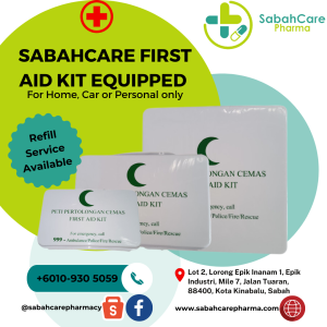FIRST AID KIT EQUIPPED (SMALL/MEDIUM/LARGE)