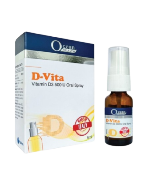 OCEAN HEALTH D-VITA VITAMIN D3 500IU ORAL SPRAY ( VITAMIN D3 (CHOLECALCIFEROL) ) - Image 2