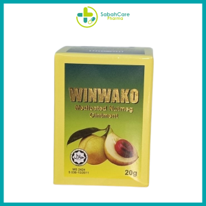 Alternative view of WINWAKO MEDICATED NUTMEG OINTMENT 20G (NUTMEG OIL, METHYL SALICYLATE, EUCALYPTUS OIL)