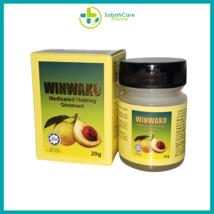 WINWAKO MEDICATED NUTMEG OINTMENT 20G (NUTMEG OIL, METHYL SALICYLATE, EUCALYPTUS OIL)