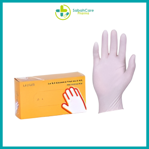 LATTICE LATEX GLOVES POWDERED 100'S (SIZE S) GRADE A (MDA : GMD31774757118A-LGPPS-65)