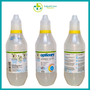 OPTICARE NORMAL SALINE SOLUTION 250ML (SODIUM CHLORIDE B.P. 0.9%) - MDA REG: GC36479796018