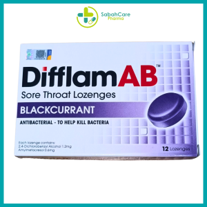Alternative view of INOVA DIFFLAM AB SORE THROAT LOZENGES 12'S
