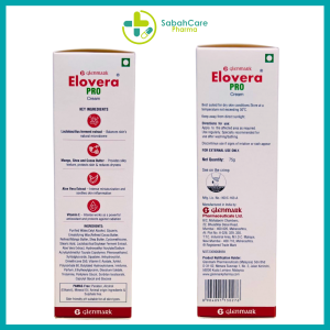 Alternative view of GLENMARK ELOVERA PRO CREAM 75G ( SHEA BUTTER, GLYCERIN, ALOE VERA EXTRACT )
