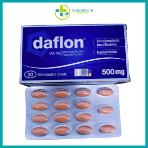 SERVIER DAFLON 500MG TABLET 30'S (MICRONISED DIOSMIN 450MG + HESPERIDIN 50MG)