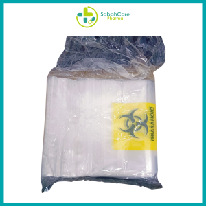 Alternative view of BIOHAZARD SPECIMEN ZIPPER BAG, SINGLE POCKET, 125MM X 225MM (5"X9"), 100'S/PACK