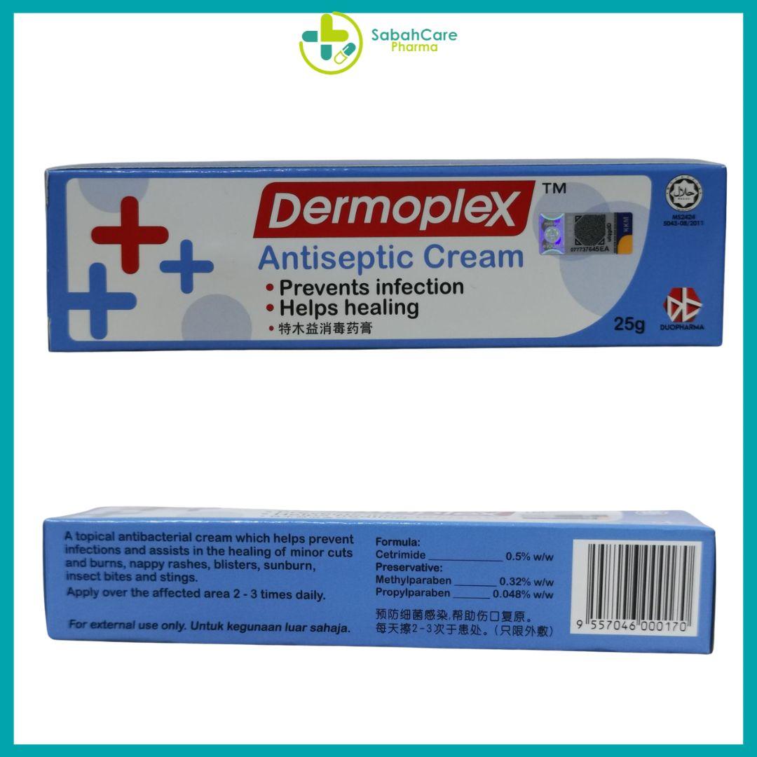 DUOPHARMA DERMOPLEX ANTISEPTIC CREAM 25G (CETRIMIDE 0.5%)