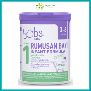 Alternative view of BUBS ORG GRASS FED MILK FORMULA (STAGE 1,2&3) 800G / (STAGE 4) 600G