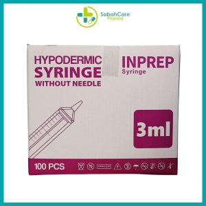 Alternative view of INPREP DISPOSABLE SYRINGE (LUER LOCK) 100'S (3ML/5ML/10ML/20ML)