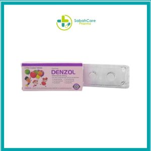 DENZOL 200MG FILM COATED TABLETS 2'S (ALBENDAZOLE)