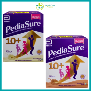 ABBOTT PEDIASURE 10+ 550G (10-15 Years Old) (VANILLA/CHOCOLATE)