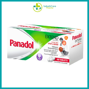 GSK PANADOL EXTEND CAPLET 48'S (PARACETAMOL 665MG)