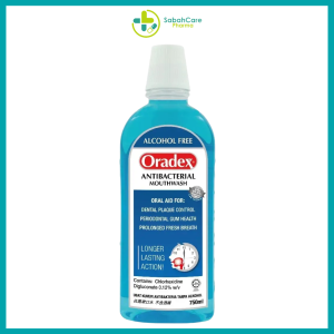 EUCOGEN ORADEX ANTIBACTERIAL MOUTHWASH 750ML (CHLORHEXIDINE DIGLUCONATE)