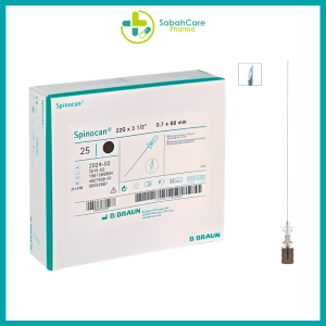 B BRAUN SPINOCAN SPINAL NEEDLE (25'S/BOX) (MDA REG: GD79021338917)