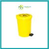 PEDAL OPERATED CLINICAL WASTE BIN (YELLOW) 35L