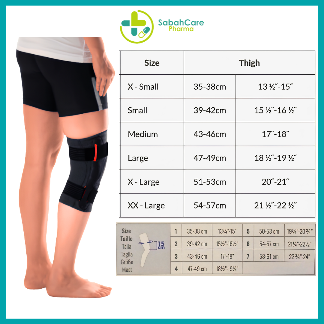 DONJOY STABILAX KNEE LIGAMENT BRACES - 1'S (MDA REG NO: GA7501822-96556) - Image 3