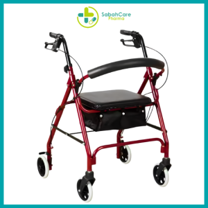 DAYANG ROLLATOR DY049144L [4] ALUMINUM (66.5CM X 60.5CM X 82CM) 1'S