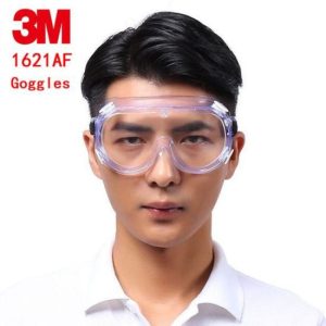 3M GOGGLES SOFT LENSE SAFETY CHEMICAL SPLASH CLEAR ANTI FOG LENS (MODEL:1621AF)